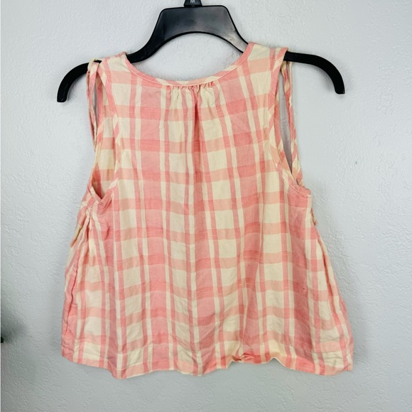 Madewell Crop Swing Tank Top in Petal Plaid size XS - Picture 8 of 9